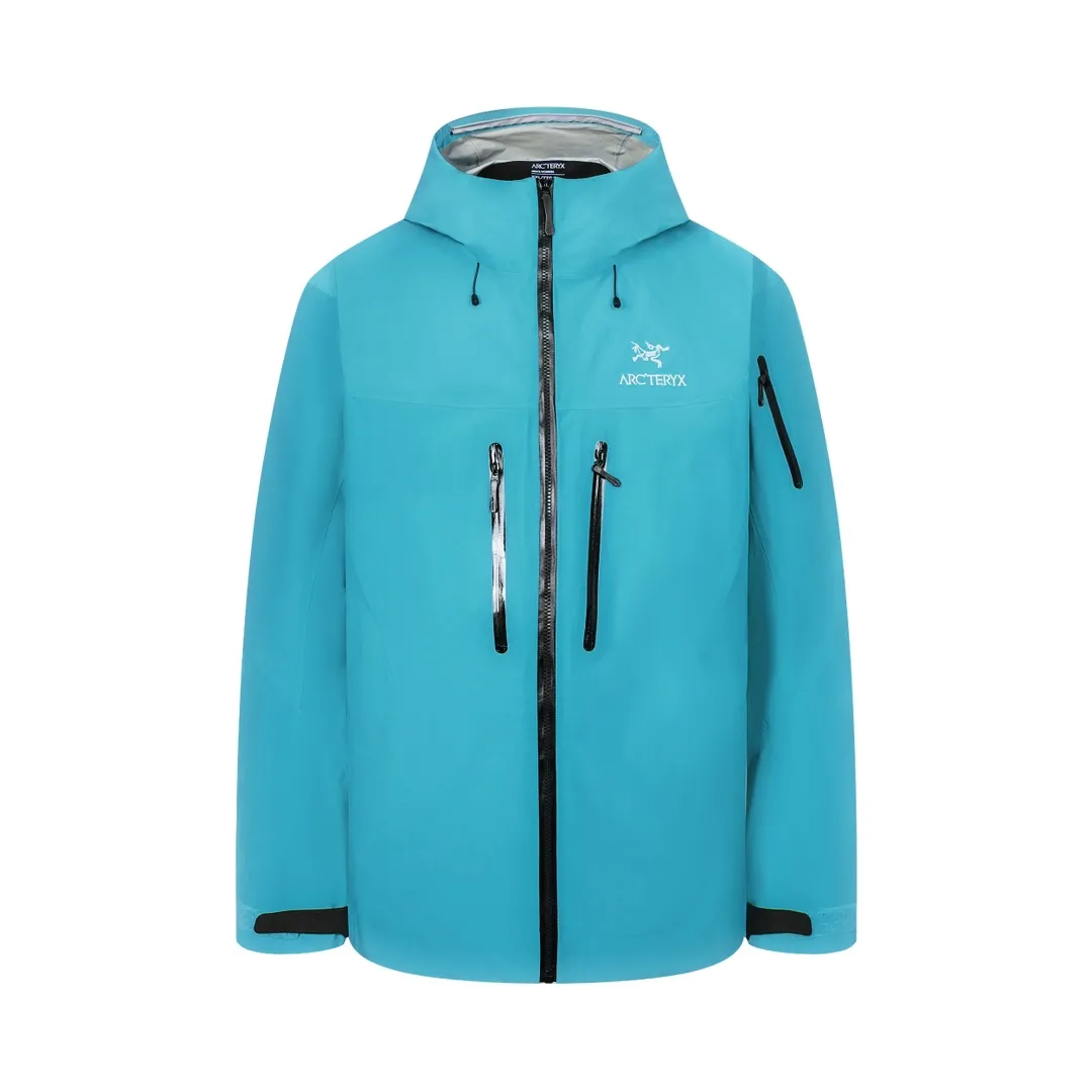 Arcteryx Alpha SV GORE-TEX Jacket-Men's （Yb 3D ， Tri-Durance ， ） ， ， ， ， 。 ， 。 bluesign@ N 23LGORE-TEX ， Wear-Resistant， 、 Breathable， 。 Storm Hood ， Water Tight ， ， ， 。 ，VISLON ， Velcro ， Zip-in， ARC TERYX SV： 。 SV ： ， Wear-Resistant。 GORE-TEX： 、 、Breathable 。 SV Arc’teryx ， ， ， 。 Size：S-XXL
